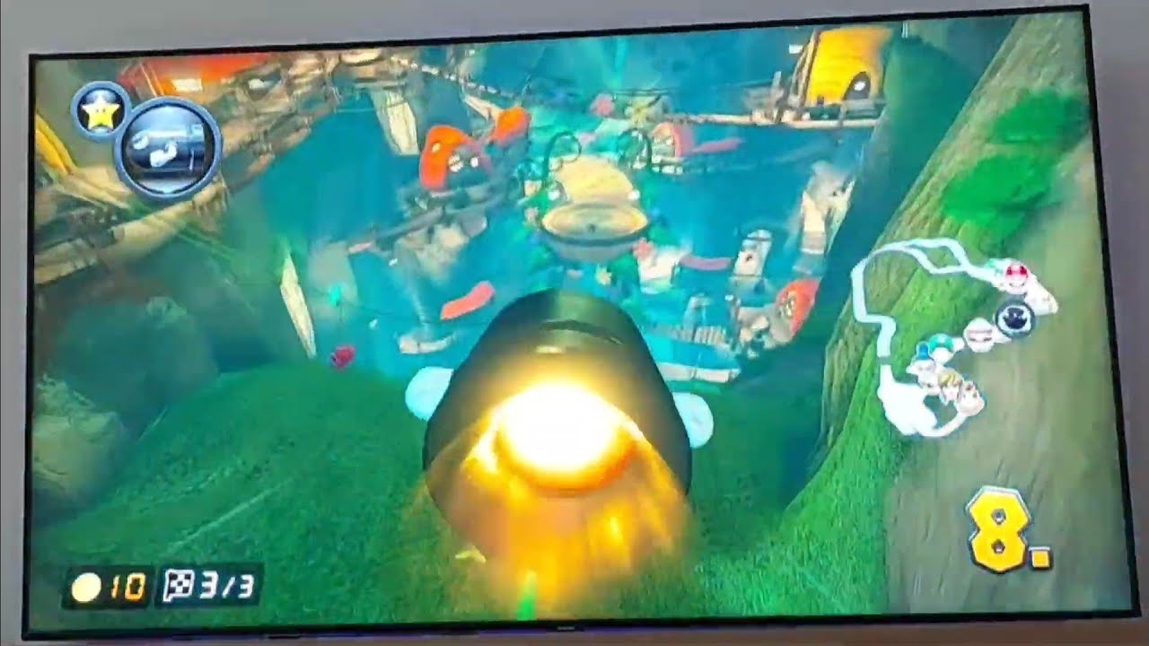 Mario Kart 8 Deluxe am 15.4.2021 Raketen Verlängerungszonen (bullet bill extension areas)