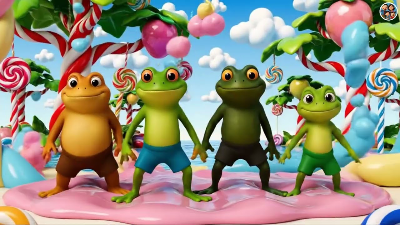 Những Chú Ếch Nhảy Trong Thế Giới Kẹo 🐸 Nhạc Cho Bé Ăn Ngon