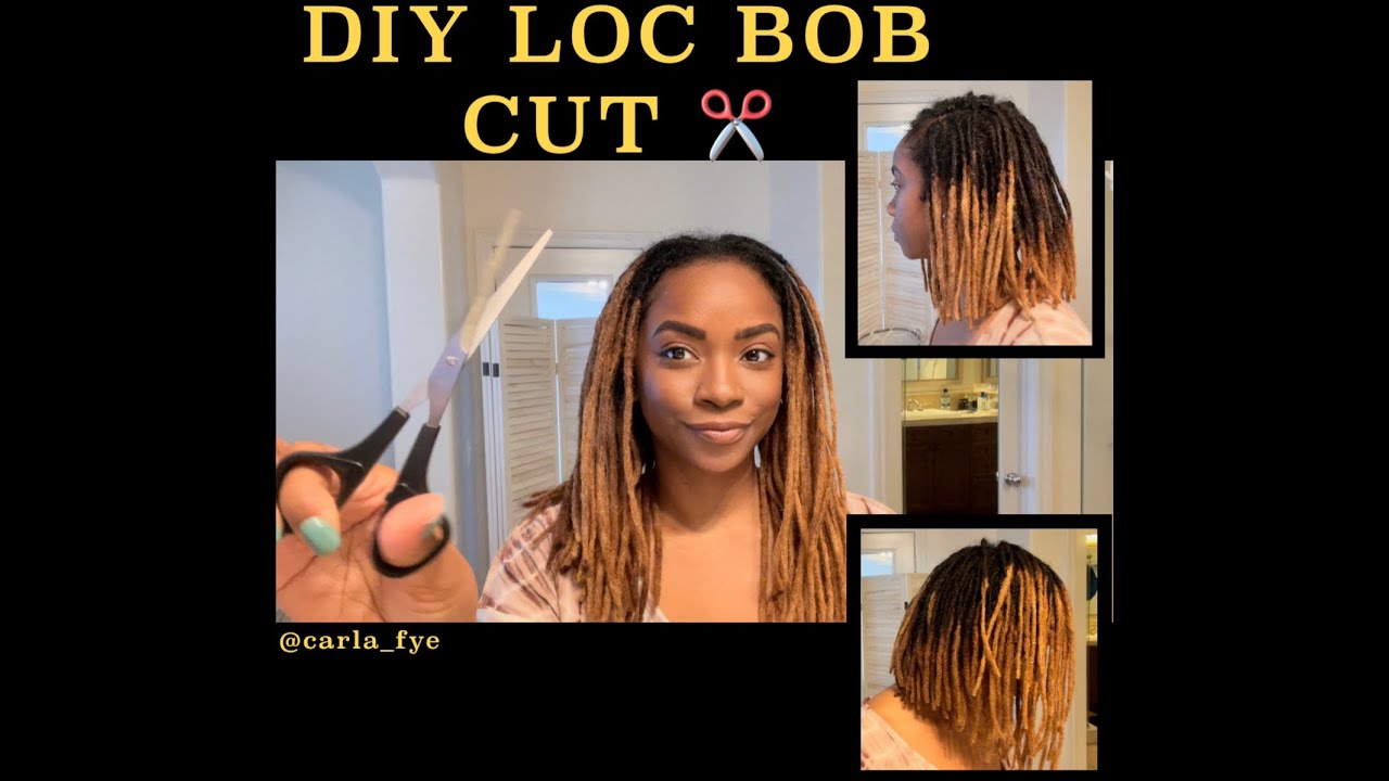 Highly Requested DIY Loc bob Cut! ✂️