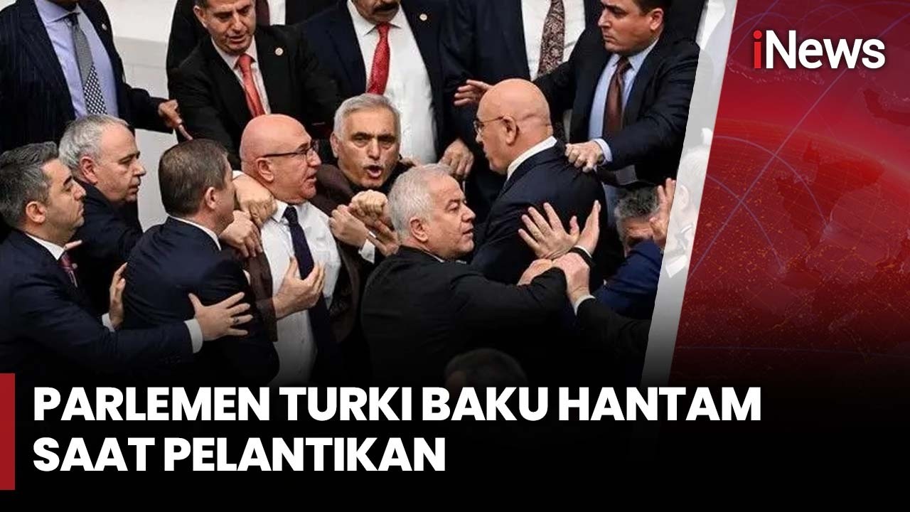 Oposisi Halangi Pengucapan Sumpah, Parlemen Turki Baku Hantam saat Pelantikan,  | iNews Malam 12/2