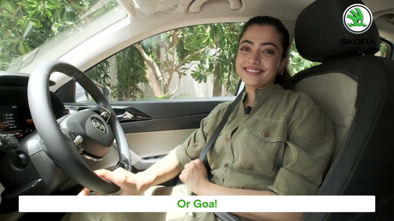 Conversations in the new ŠKODA SLAVIA ft. Rashmika Mandanna
