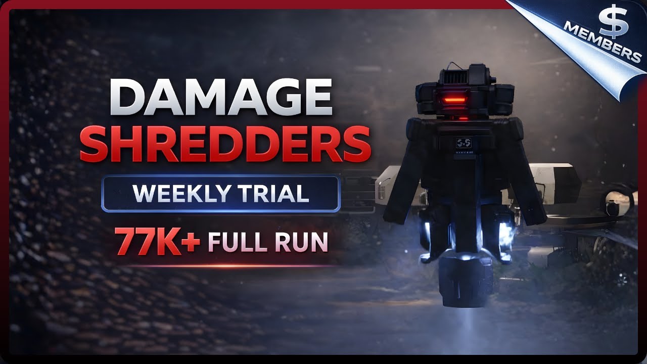 DAMAGE SHREDDERS — 77K+ FULL RUN • Weekly Trial | ARC Raiders