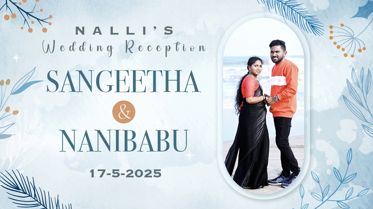Nallis Wedding Reception || Sangeetha + Nanibabu || 17-5-2025 || Rameswaram || Joel Media.