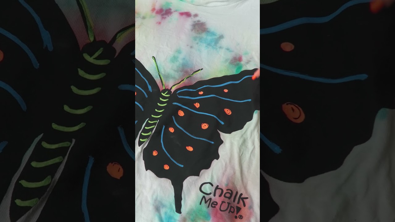 Tie-Dye & Chalk Combine!