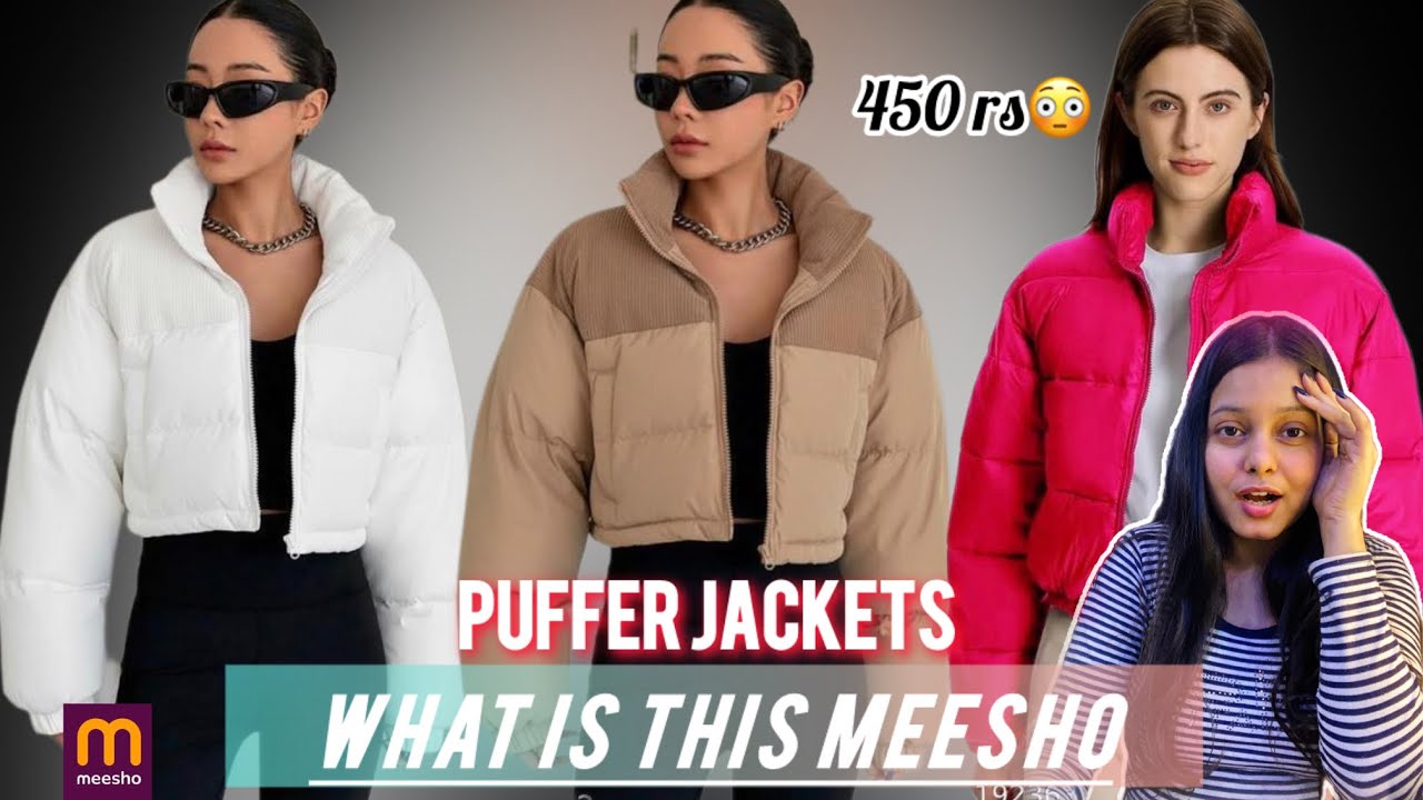 *latest* Puffer jackets from meesho😍|Meesho winter haul| winter jackets| #winterjacket #meeshohaul 