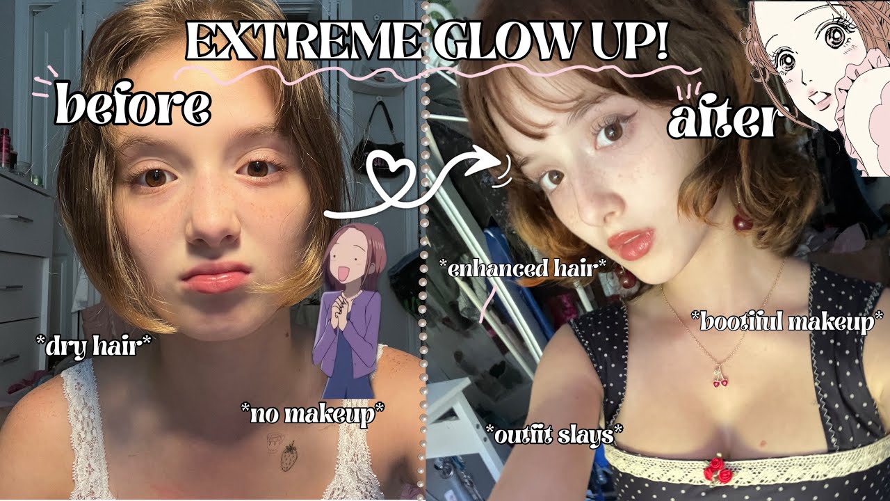 24 HOUR GLOW UP for back to school 𓍢ִ໋🌷͙֒ *budget friendly!!* hair, nails, skincare #glowup