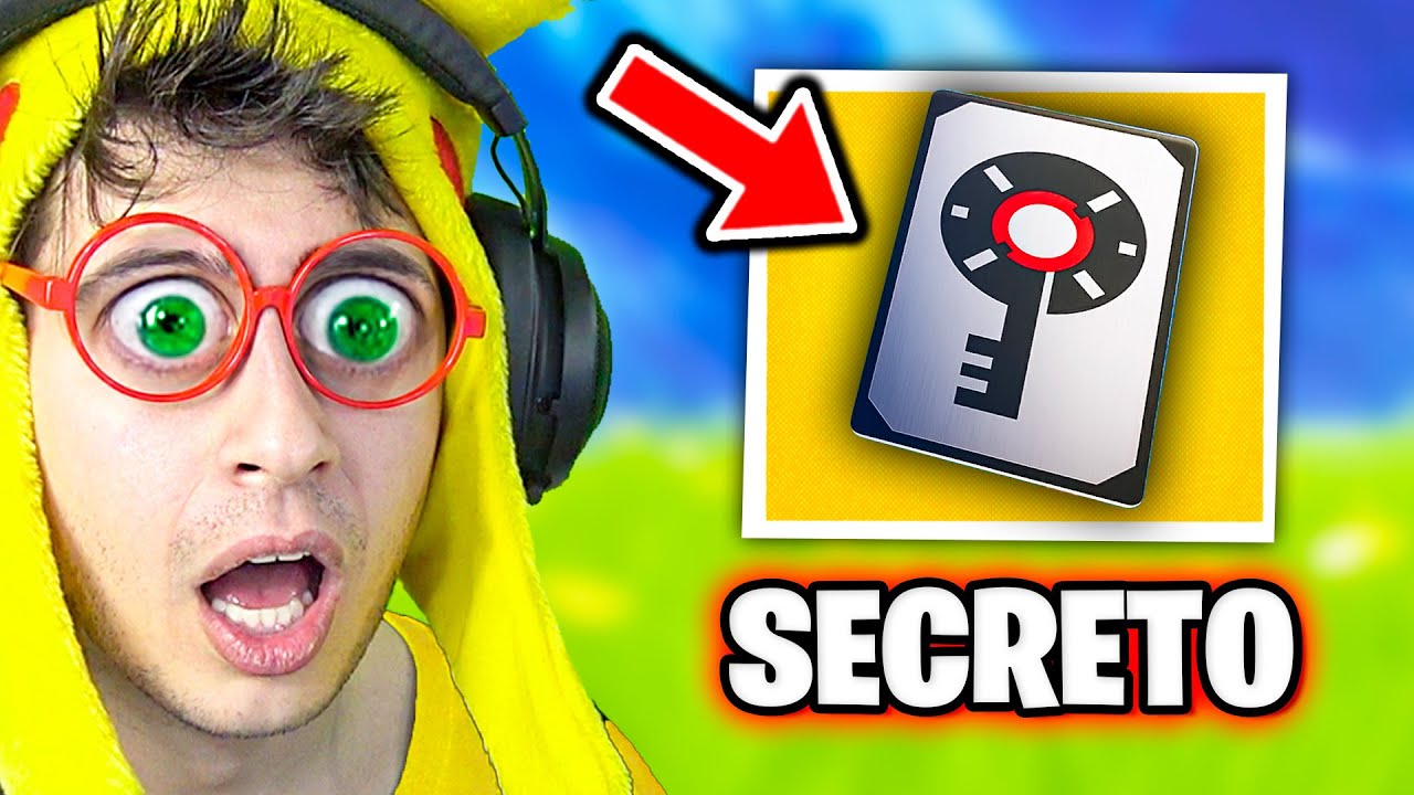 Sólo Tarjeta Secreta en Fortnite 😈! (Tesoro Oculto)