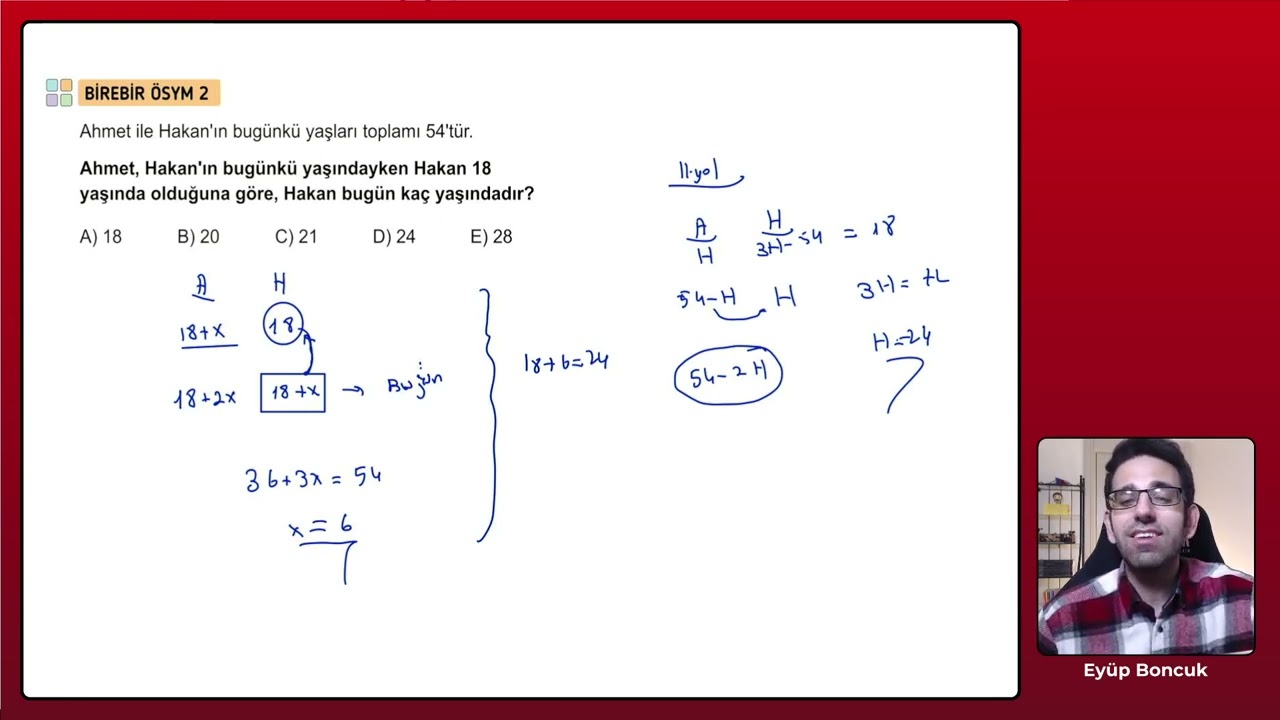21 2 yaş problemleri birebir ösym