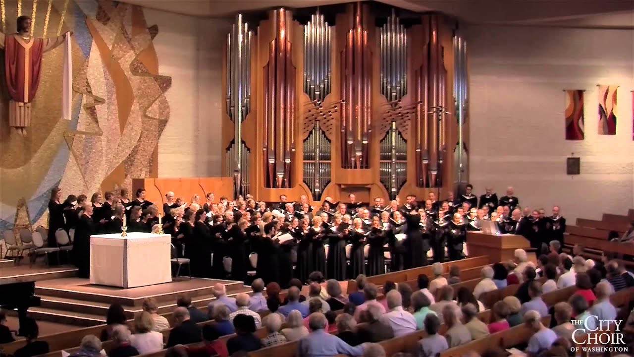 SAINT SAENS Ave Verum Corpus - The City Choir of Washington - May 2015