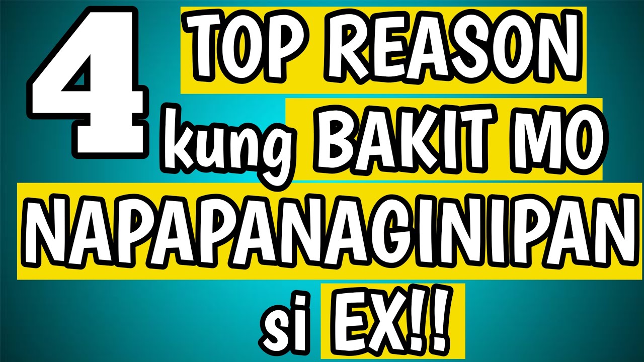 Paano kung NAPAPANAGINIPAN mo si EX?
