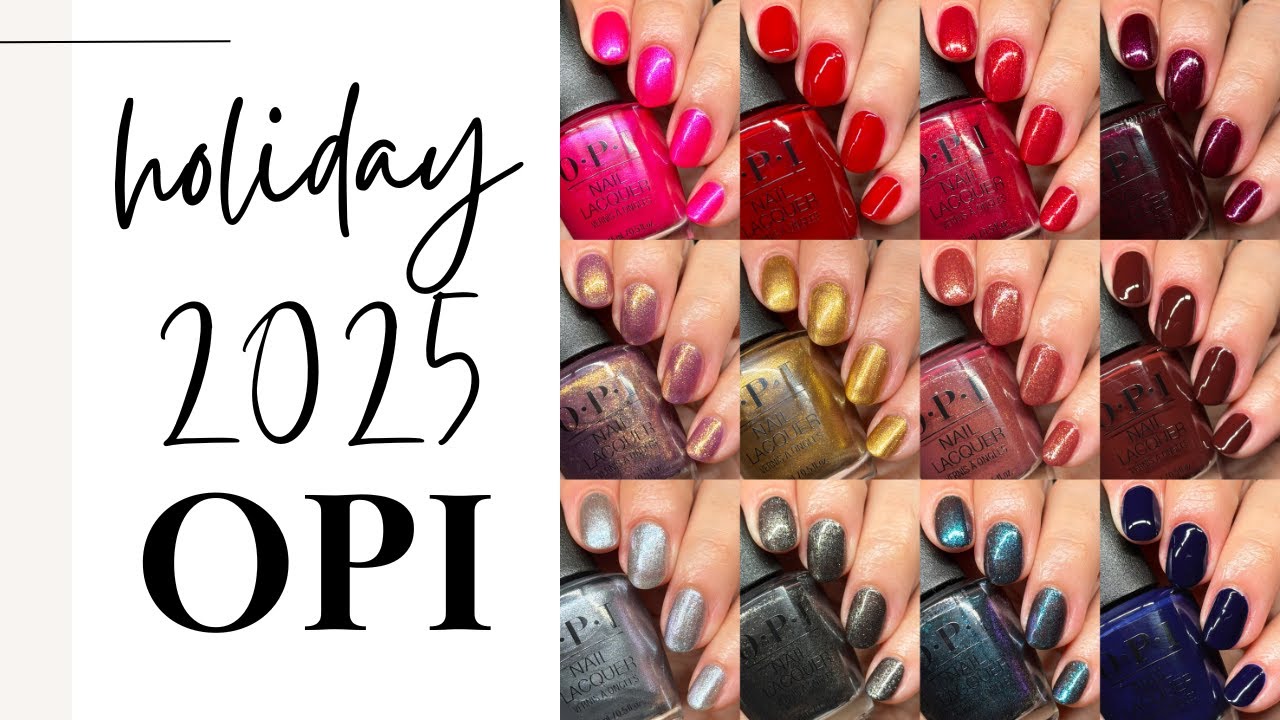 Праздничная коллекция OPI «Good Enough To Treat» 2025 года | Образцы и обзор