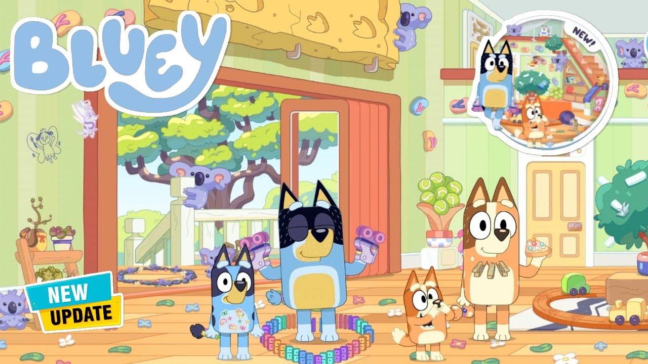 Bluey Lets Play Fairy Update Реакция Мэгги в прямом эфире ✨️