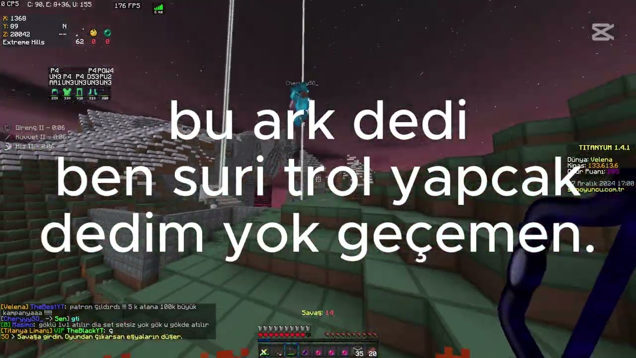 SONOYUNCU TİTANYUM GÖK ÇEKME-GÖK PVP (5) HİT SESLİ