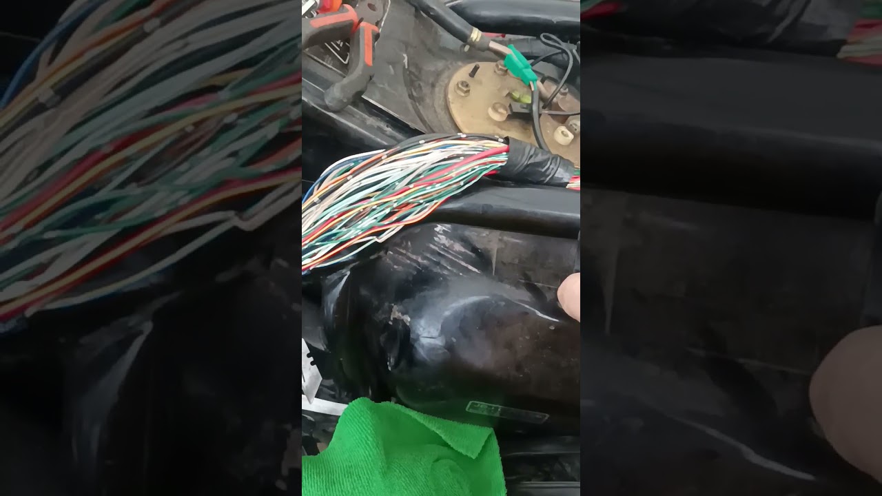 Honda Goldwing electrical wiring in incorrect position 