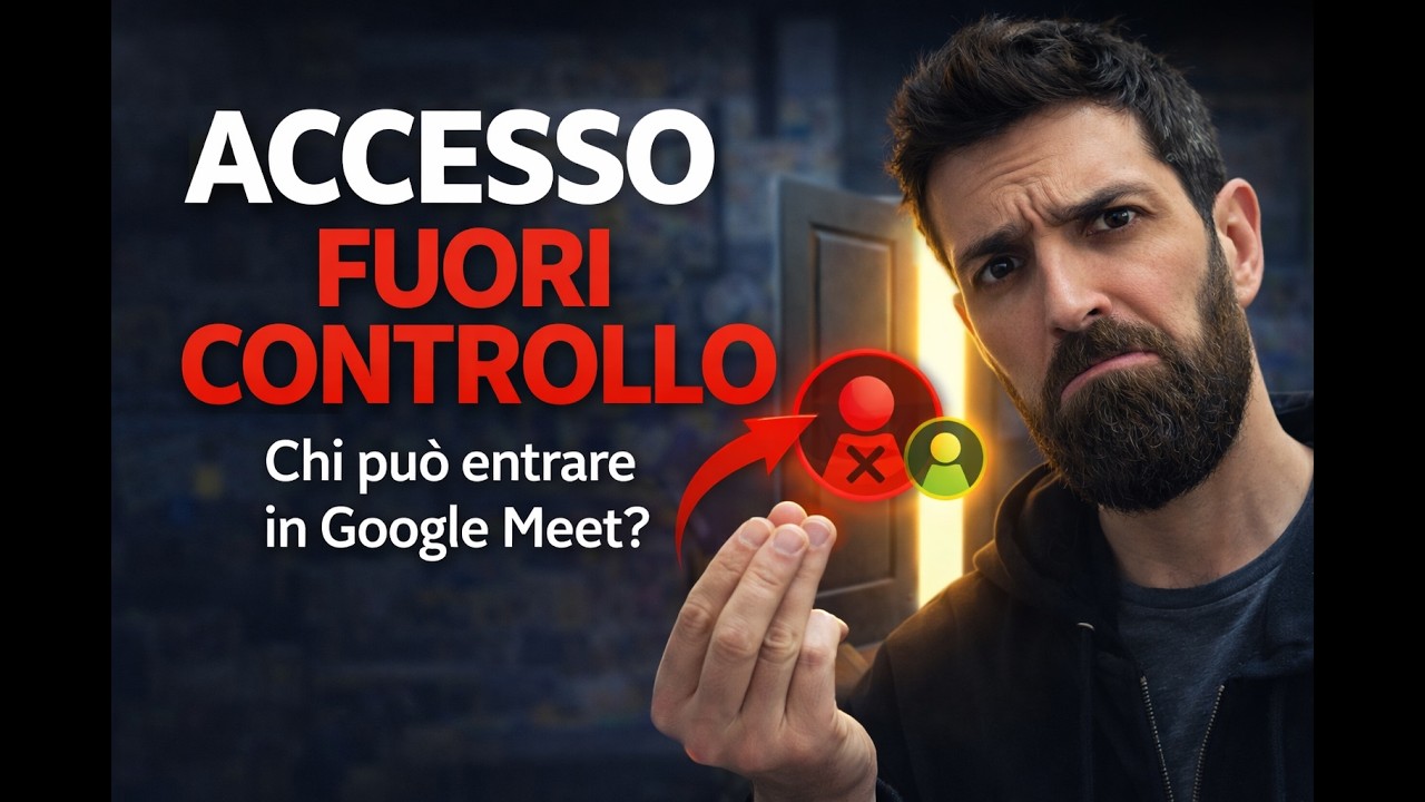 Chi può entrare nei tuoi Google Meet? (Account Gmail gratuito)