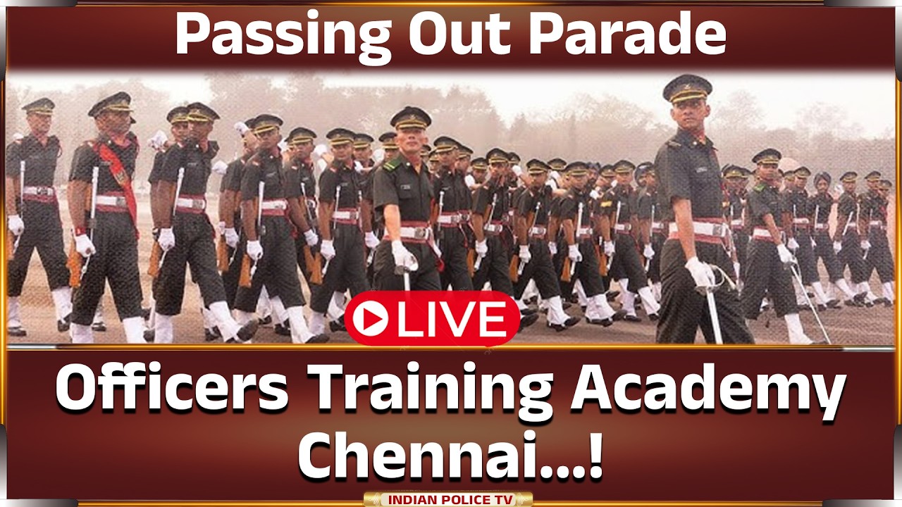 LIVE | Passing Out Parade at Officers Training Academy, Chennai...!