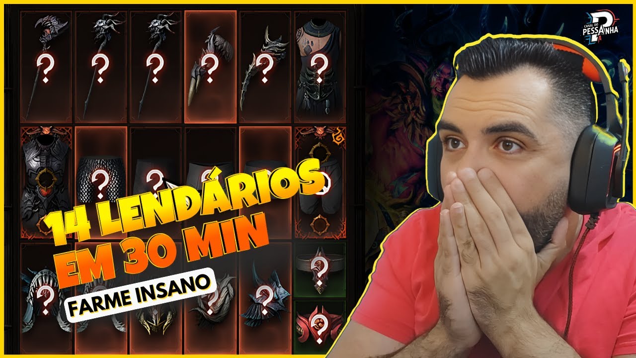 Diablo Immortal: FARME 14 LENDÁRIOS EM 30 MINUTOS! O Guia INSANO que NINGUÉM TE CONTOU