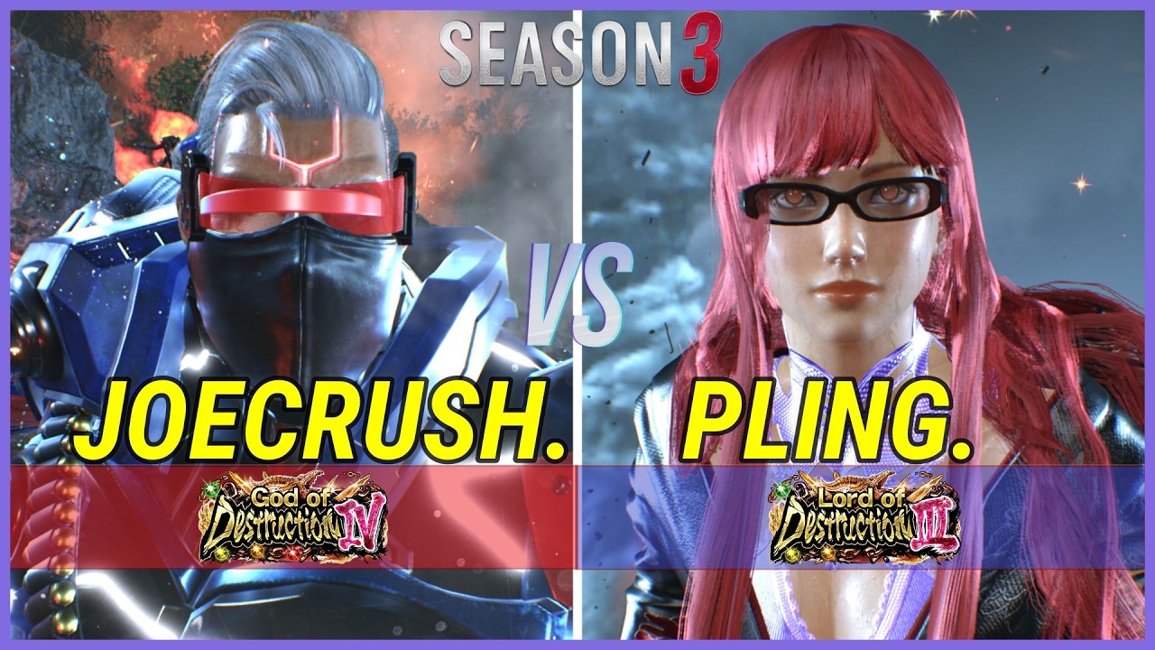 Tekken 8 (Season 3) | JOE CRUSH (Jack-8) vs PLING (Xiaoyu) High Level Gameplay
