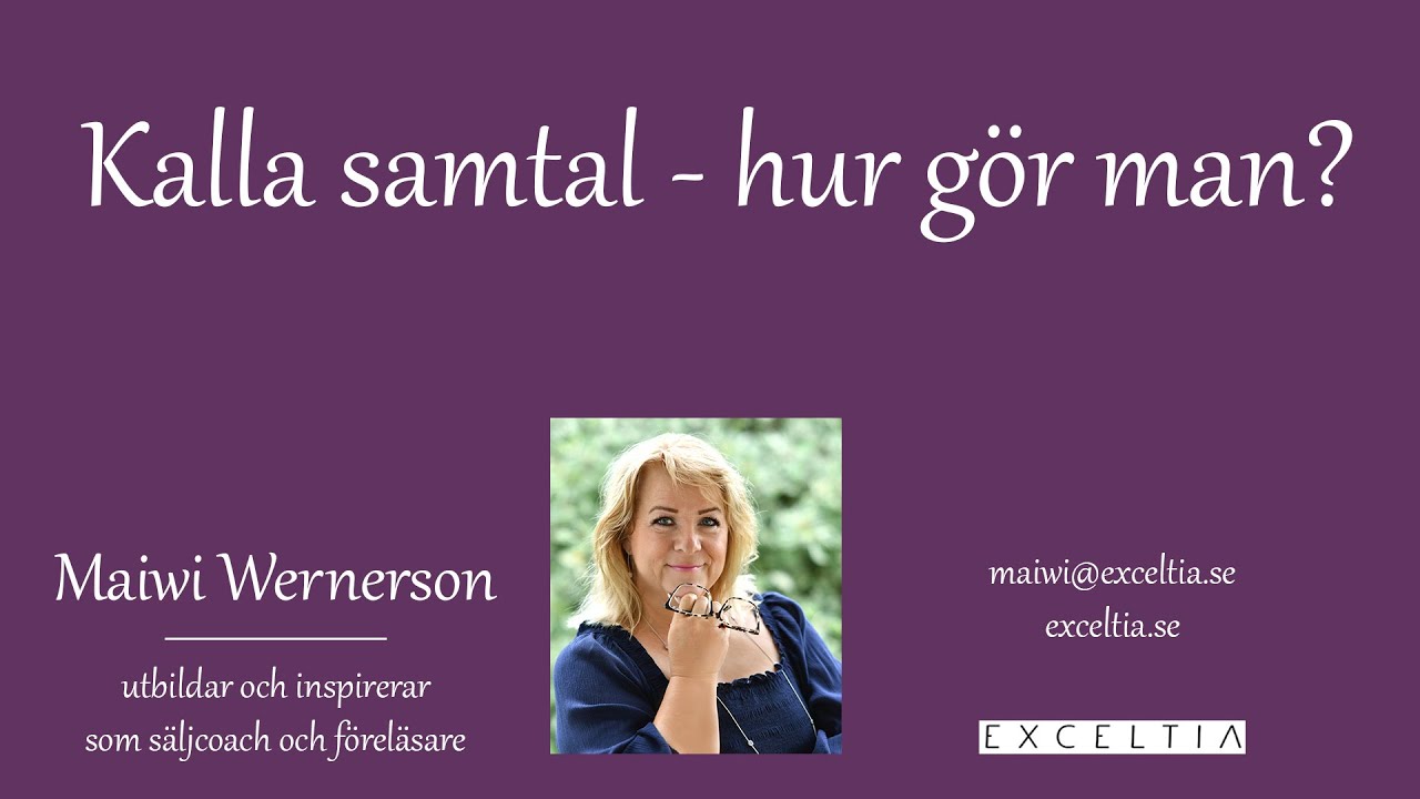 Kalla samtal - hur g&ouml;r man?
