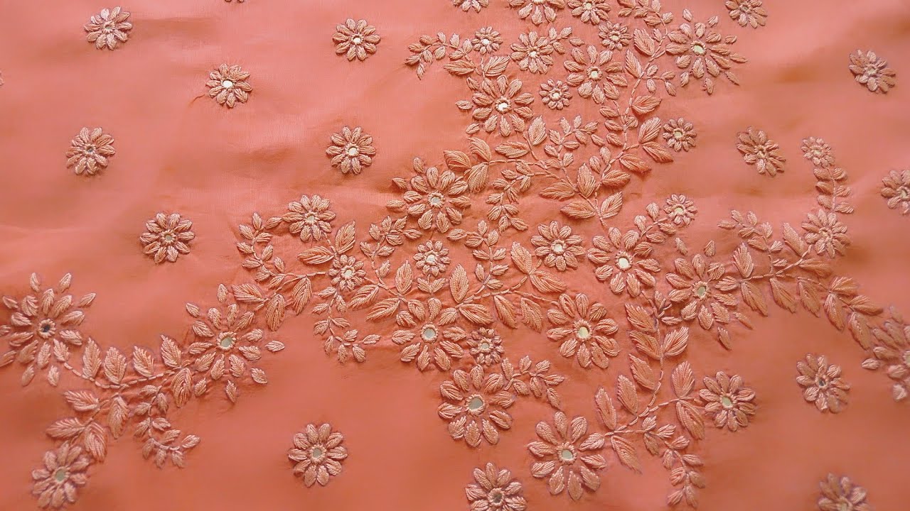 Fulkari dress in Bangladesh|হাতের কাজের জামার ডিজাইন|hater kajer jama|phulkari suits|پھلکاری ڈیزائن