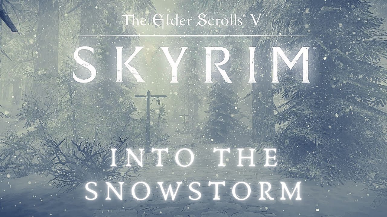 Skyrim SE 4K Music & Ambience | Walking Across Skyrim - Morthal To Heljarchen | Ambient Music