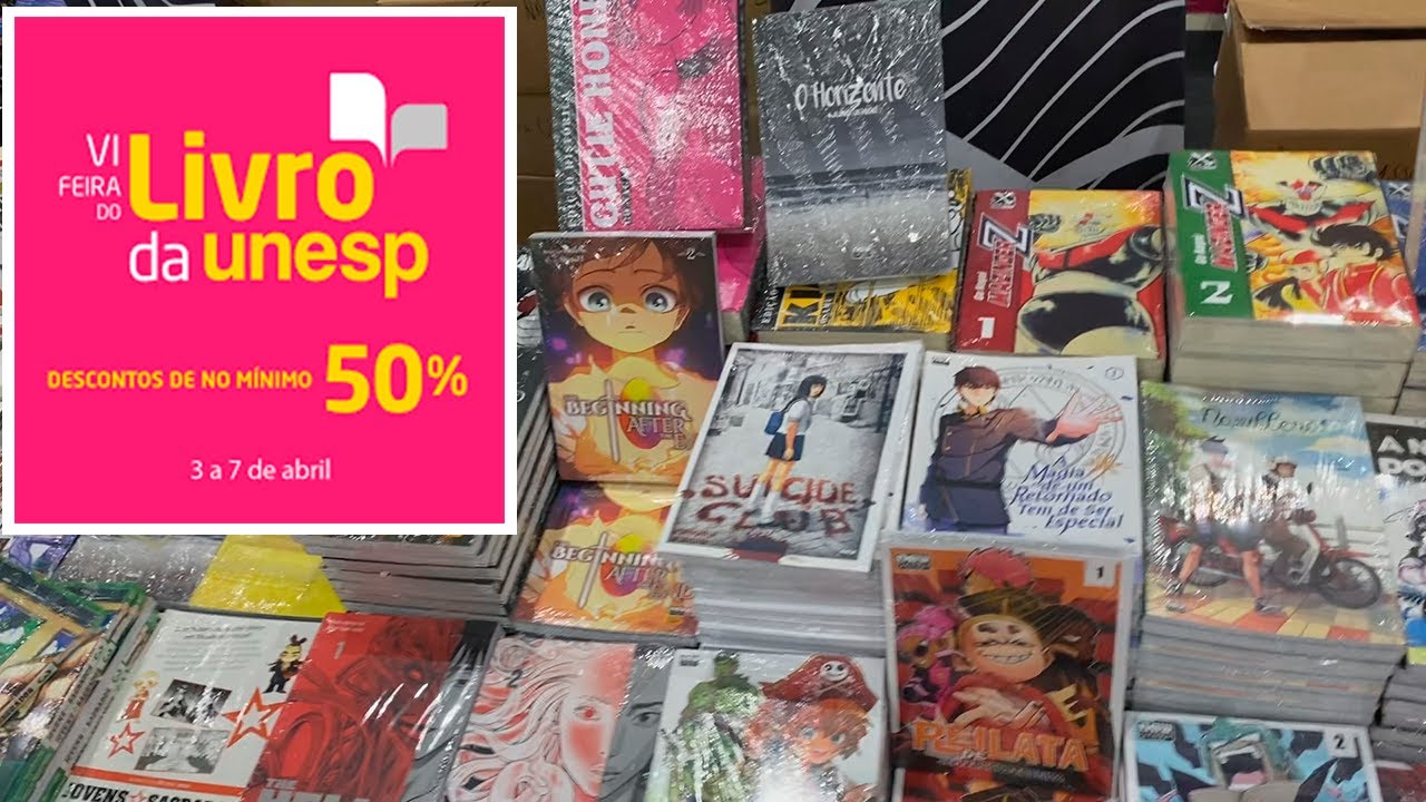 Feira do Livro da UNESP | Descontos de 50%!! + compras