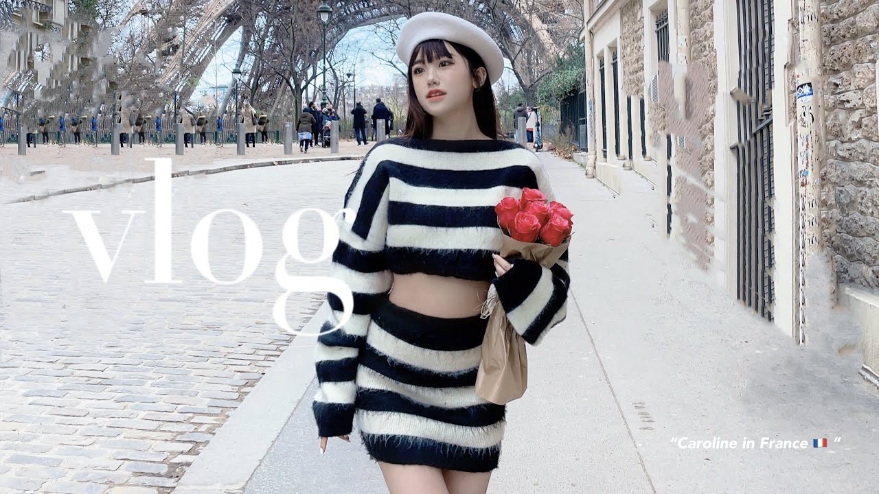 🇫🇷法國旅行VLOG : 百年聖誕市集Strasbourg🎄、巴黎鐵塔好夢幻、必吃可頌🥐｜she's Caroline