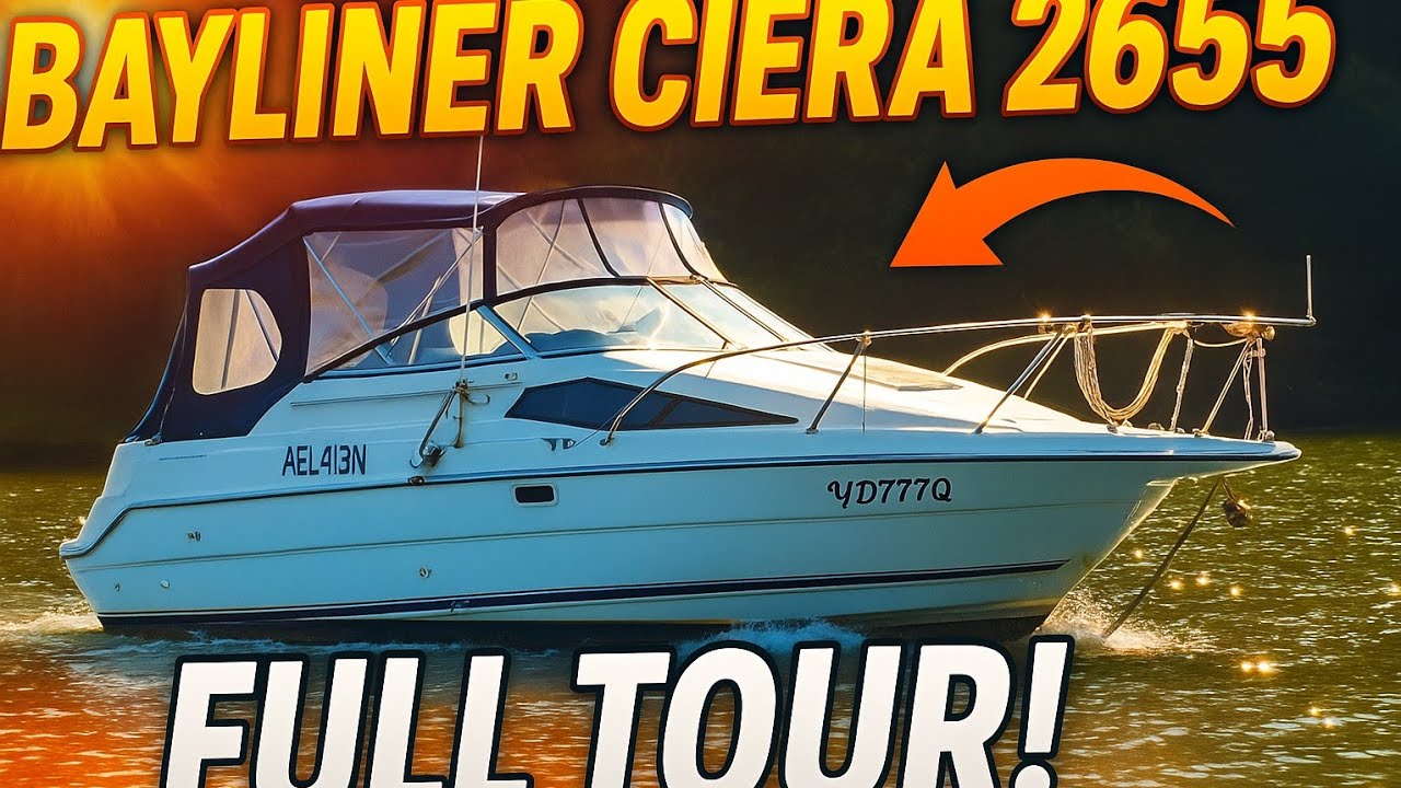 РУКОВОДСТВО ПО BAYLINER CIERA 2655! Помогите придумать название для лодки... #подпишись
