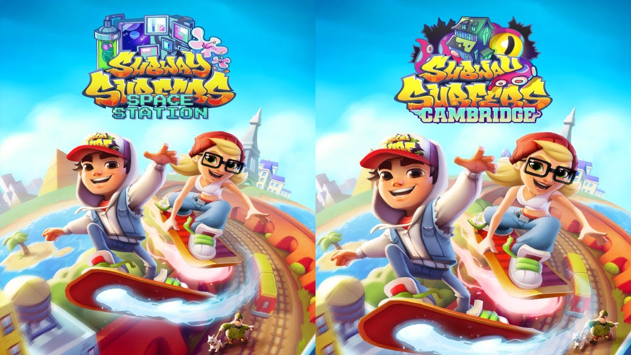 Subway Surfers: Space Station VS Cambridge Gameplay