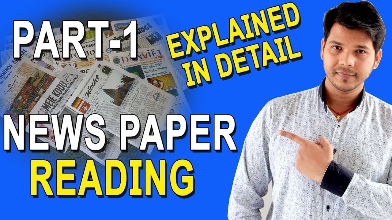 ENGLISH NEWS PAPER READING