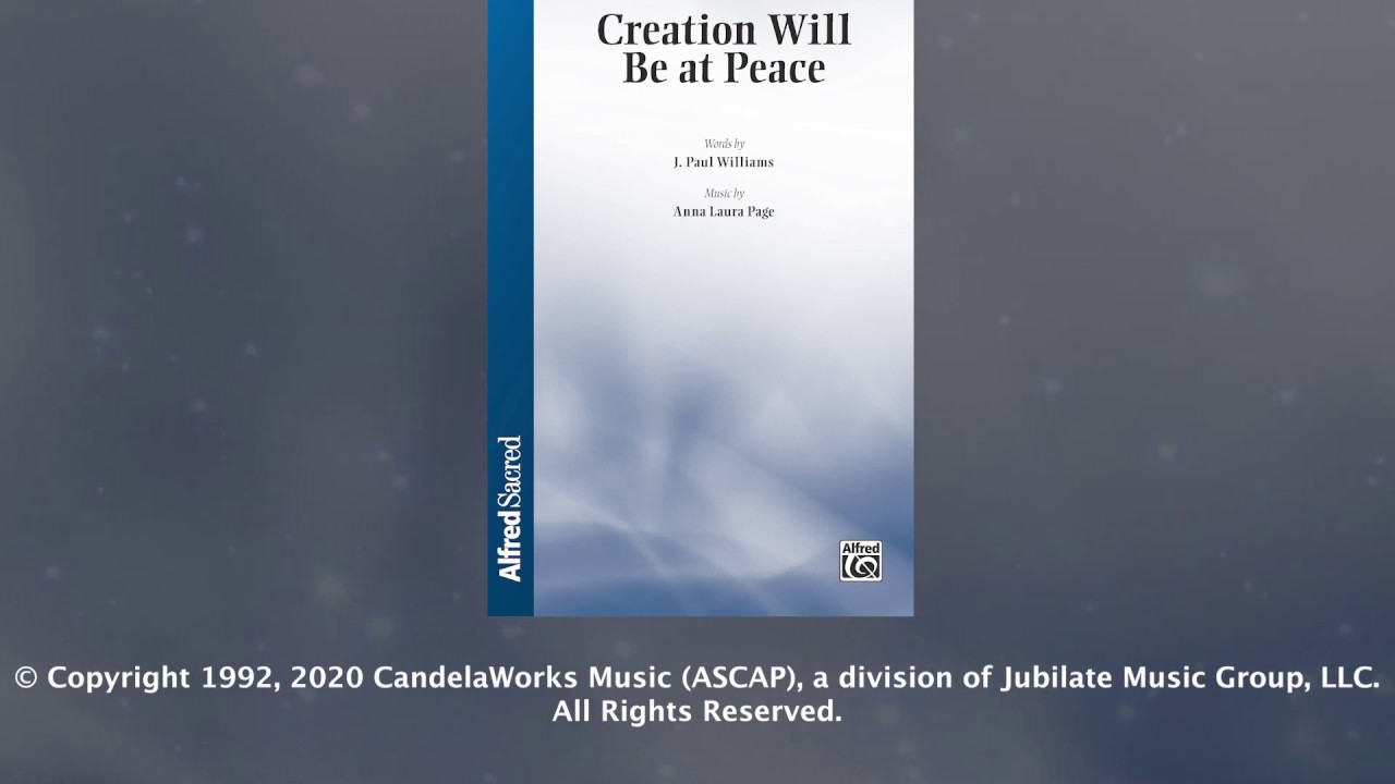 CREATION WILL BE AT PEACE- Digital Reading Session