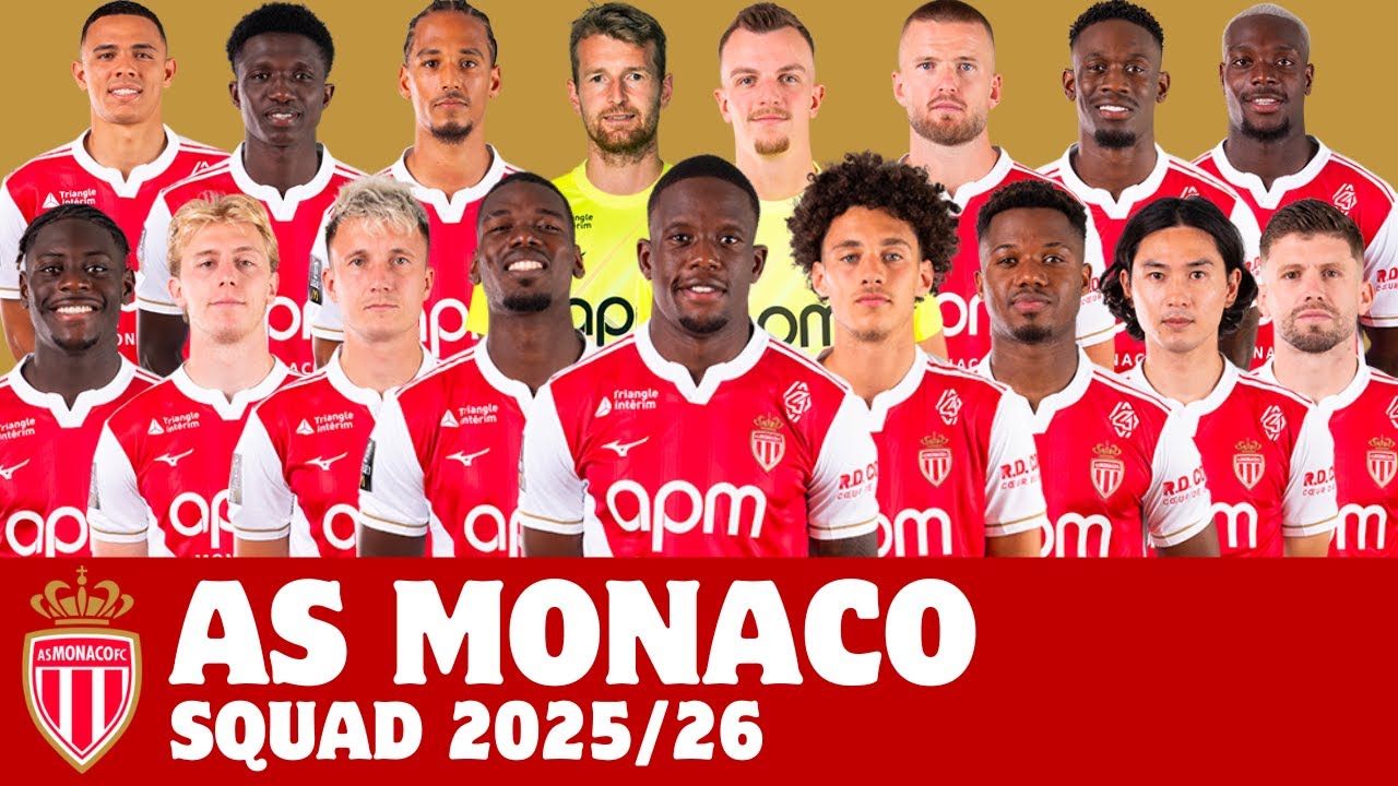 Состав ФК «Монако» на сезон 2025/26 | Монако | Лига Португалии | FootWorld