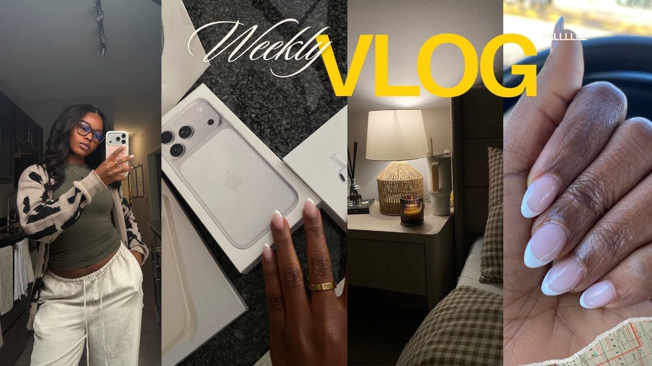 When life gives you lemons, make lemonade | Iphone 17 unboxing, new nails , fall haul + moreeee