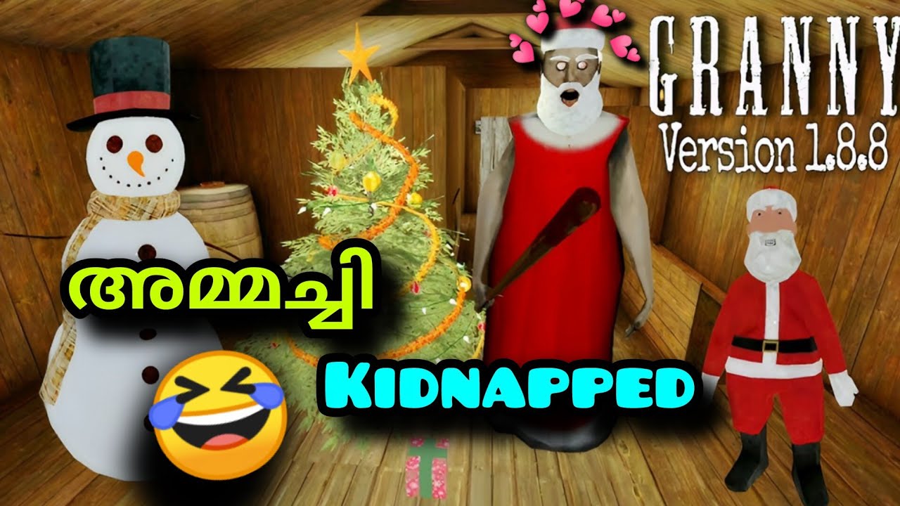Epic Door Escape From Granny's House on Christmas Night!!