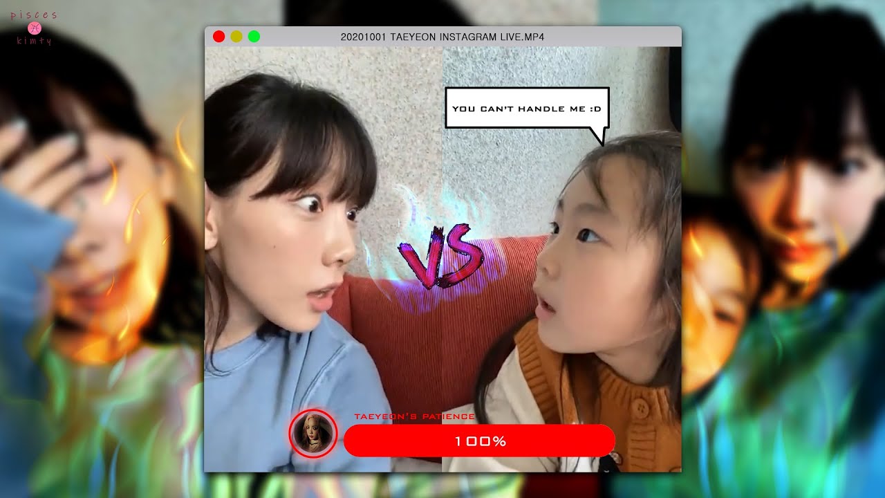 (ENG/中字) 201001 Taeyeon Instagram Live (Taeyeon's Patience Test)