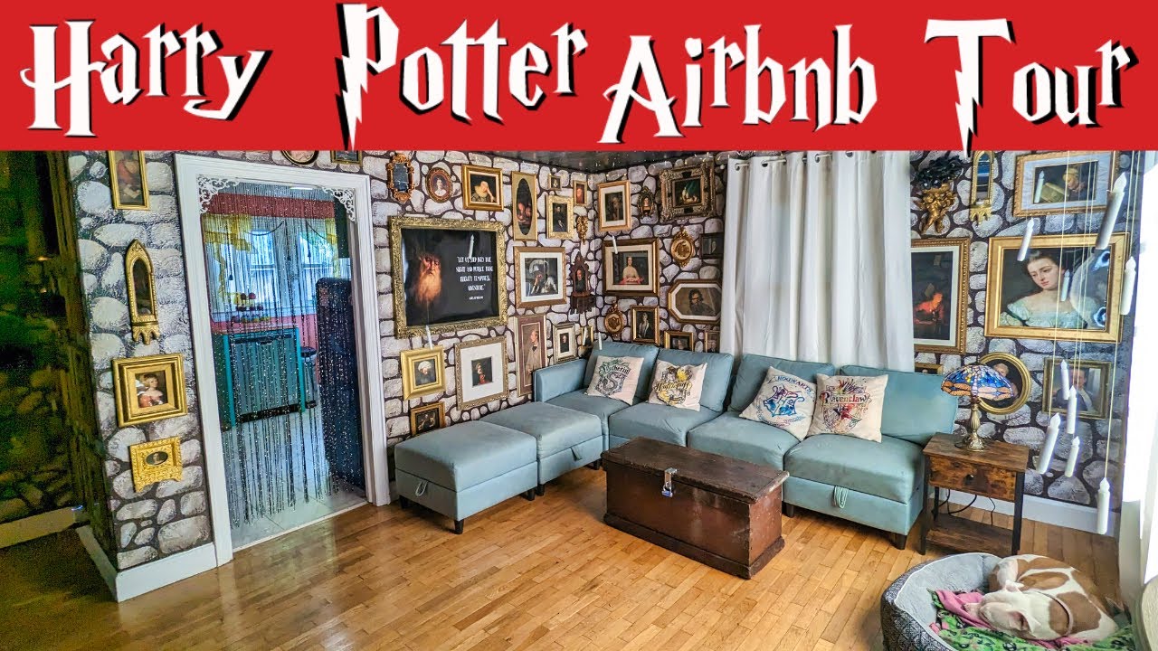 We stayed in the Wizard House - Harry Potter AirBnB in West Virginia
