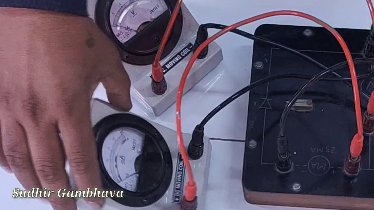 E - 14 (1) Forward Biased Characteristics of P N Junction Diode || GSEB Physics Practical gujarati