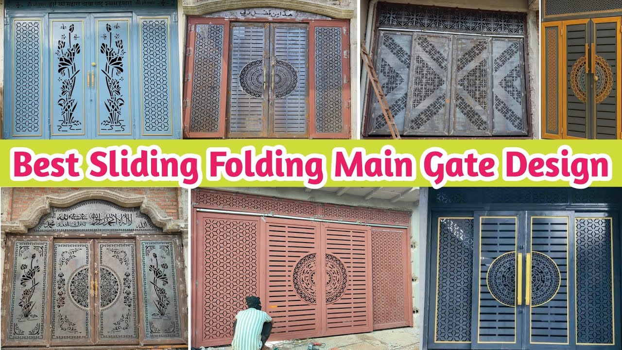 Best Sliding Folding Main Gate Design || New Sliding folding front Main Gate