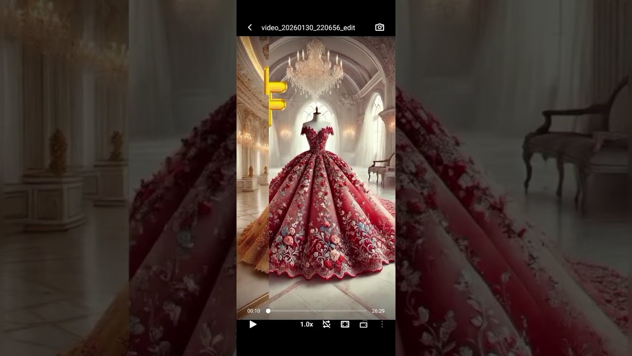 Fun fashion & gown  is live! with beautiful princess gown according to your first letter