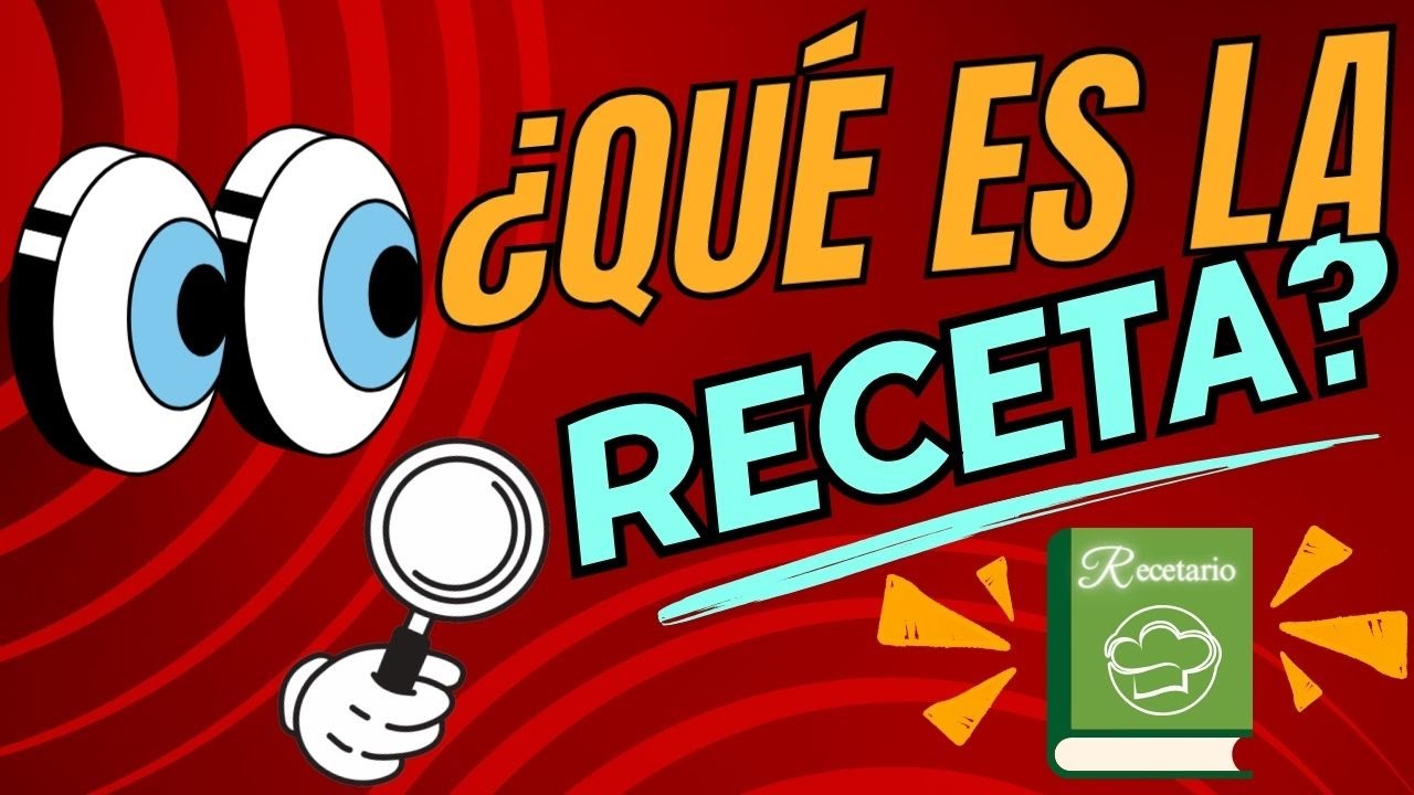 ¿Qué es la receta? Vídeo para niños de primaria