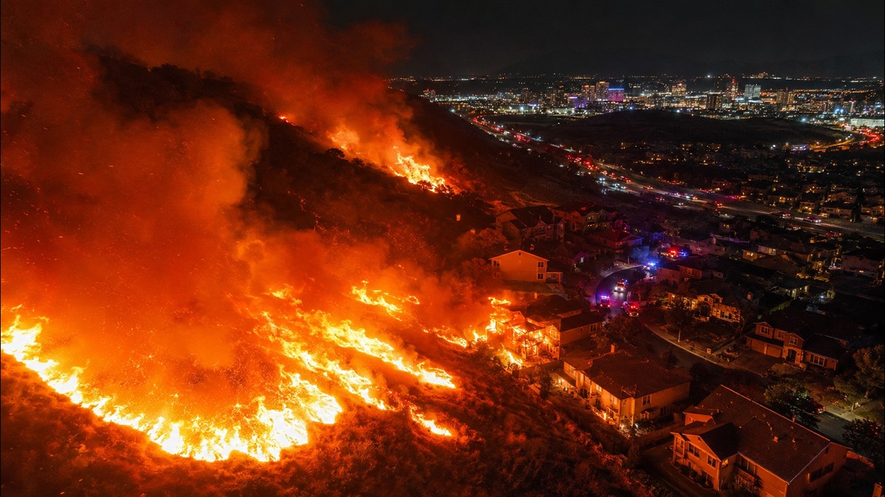 🚨 Hawk Fire Explodes Near Reno | 15,000+ Acres Burned, 6 Injured & 90,000 Evacuated