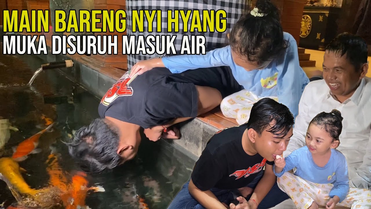 MAIN BARENG NYI HYANG WAJAH DISURUH MASUK AIR DAN DISUAPIN TELUR