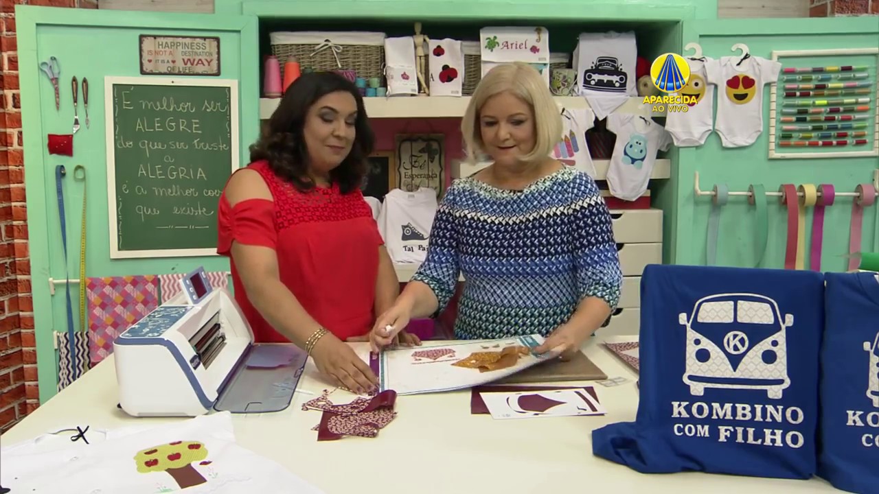 Aula de Camiseta Tal Pai, tal Filho | Valéria Souza no programa Kombina