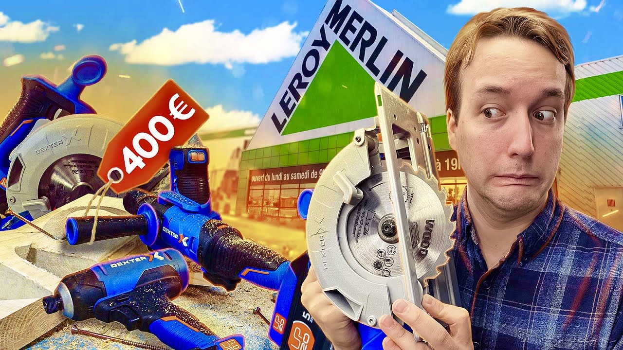 Son propre ATELIER avec 400€ ?! Test OUTILS DEXTER Leroy Merlin. Des résultats étonnants !