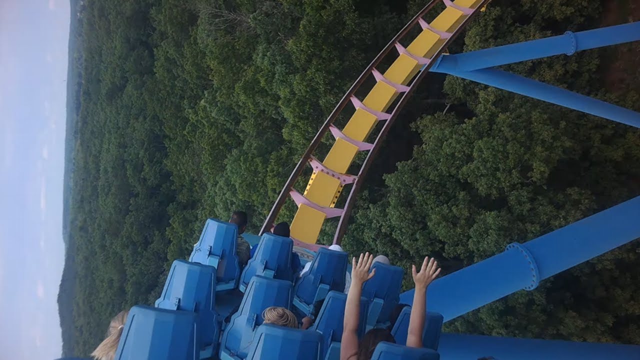 Nitro - Six Flags Great Adventure - Row 5 (4K HD POV) - July 2024