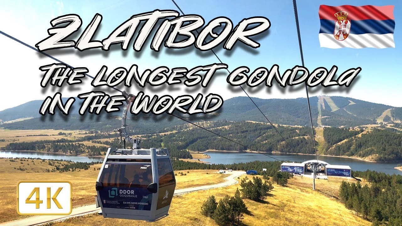 The LONGEST GONDOLA in the world, Zlatibor, Serbia 🇷🇸 I 4K/60fps