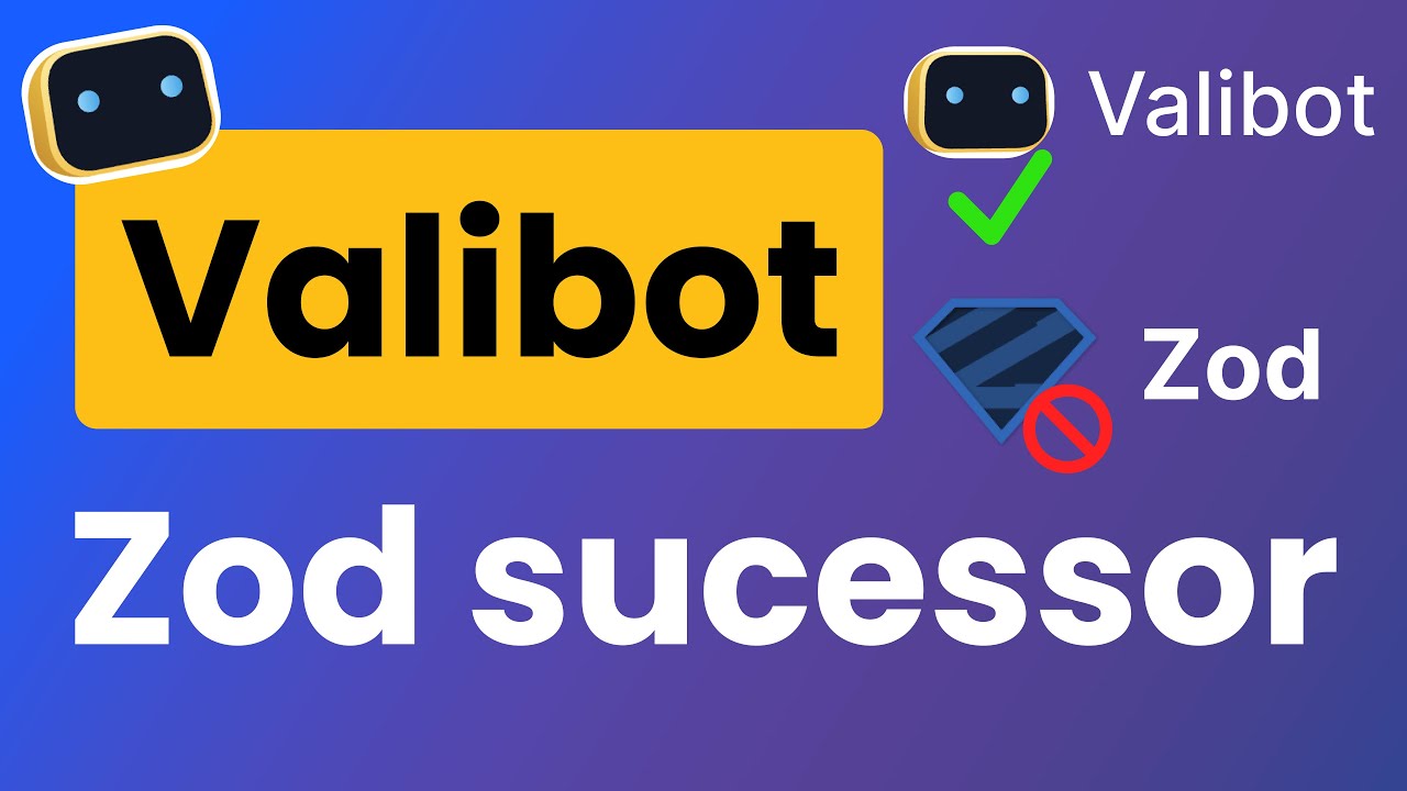 Valibot  - The Zod sucessor  (using Next.js)