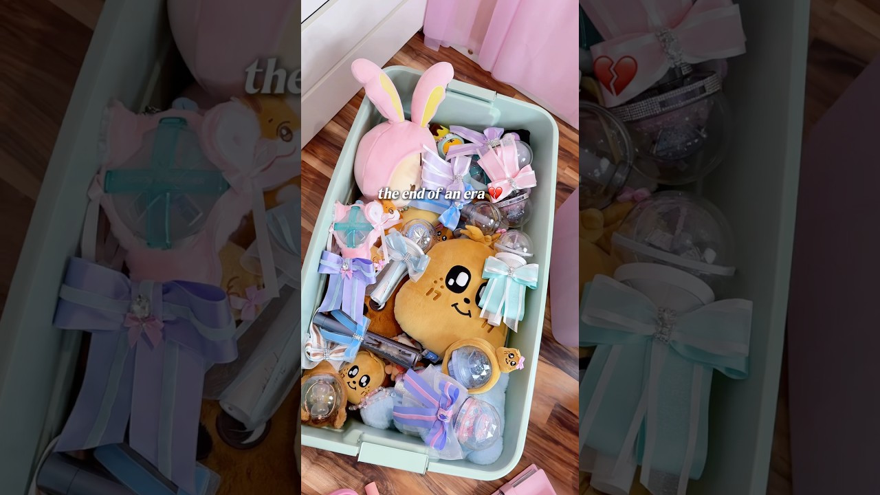never thought this day would come 🥺 packing up my entire K-Pop collection 💕👀 