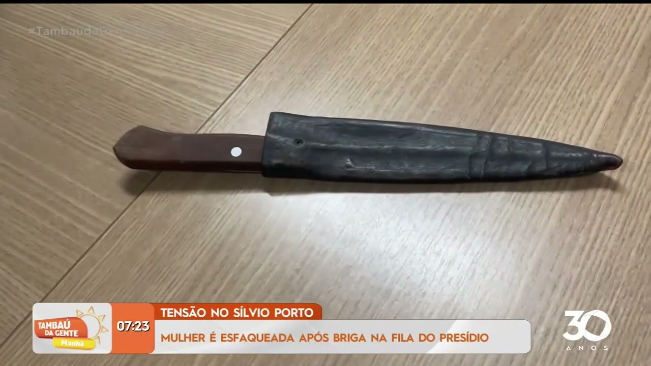 Mulher é esfaqueada após briga na fila do presídio Silvio Porto- Tambaú da Gente Manhã