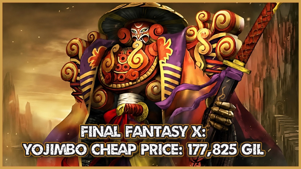 Final Fantasy X: HD Remaster – How to Get Yojimbo Cheap (177,825 Gil)
